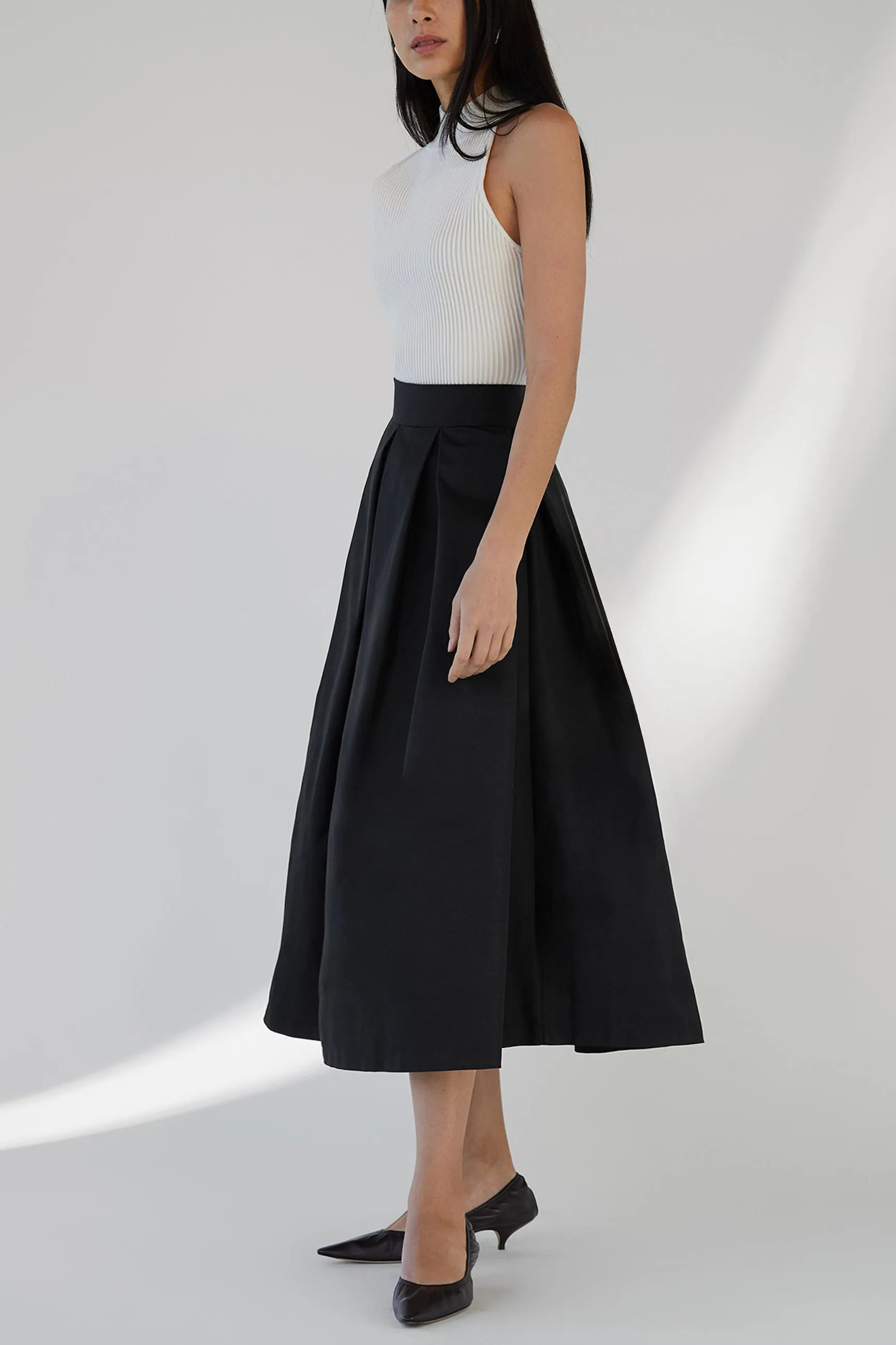 MIDI PLEATED SKIRT sold by OAK AND FORT product image thumbnail 3