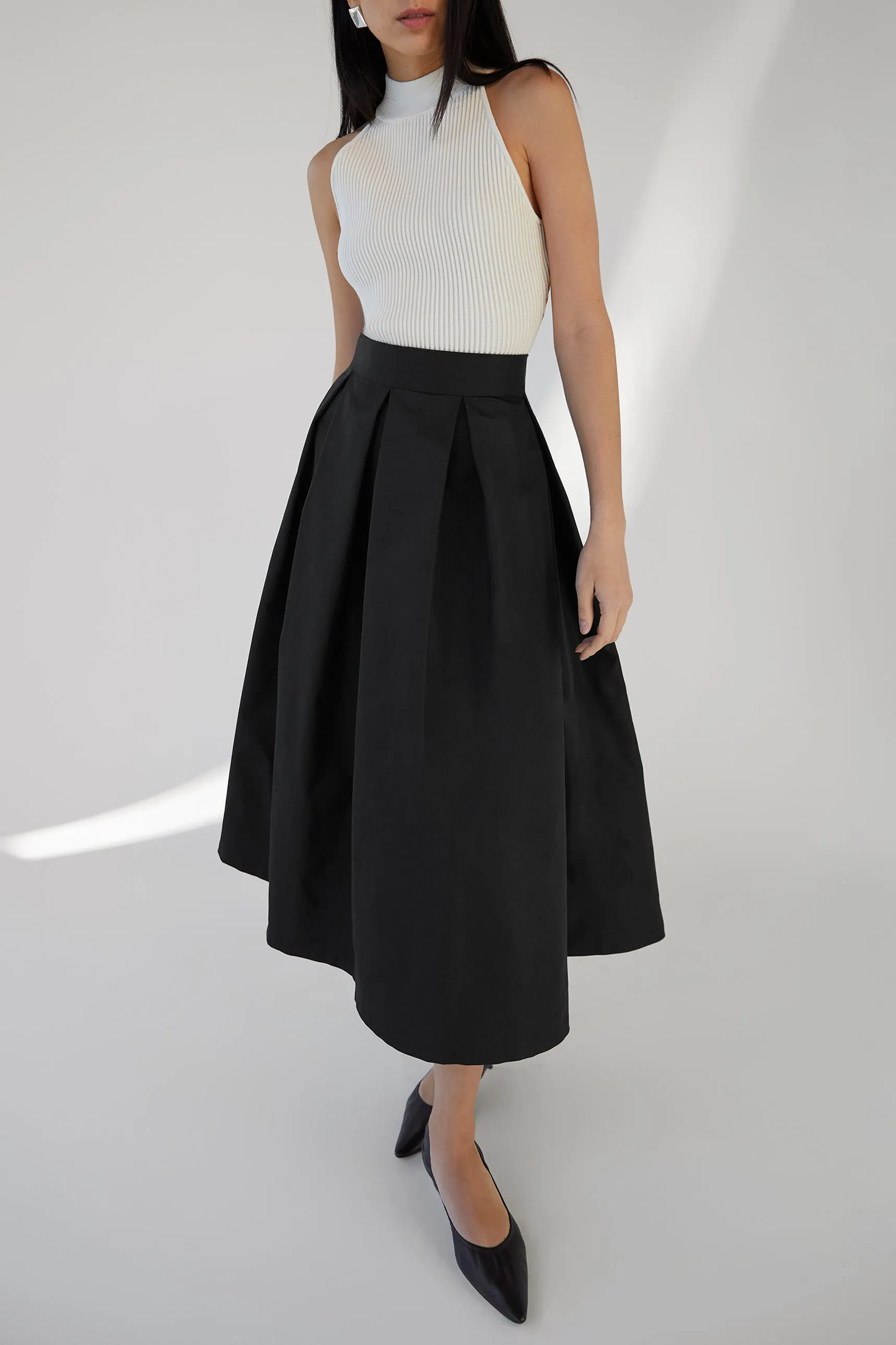 MIDI PLEATED SKIRT sold by OAK AND FORT product image thumbnail 2