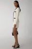 CONTRAST TRIM BUTTON FRONT KNIT MINI DRESS sold by OAK AND FORT