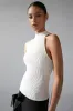 SLEEVELESS HALTER NECK TANK TOP sold by OAK AND FORT