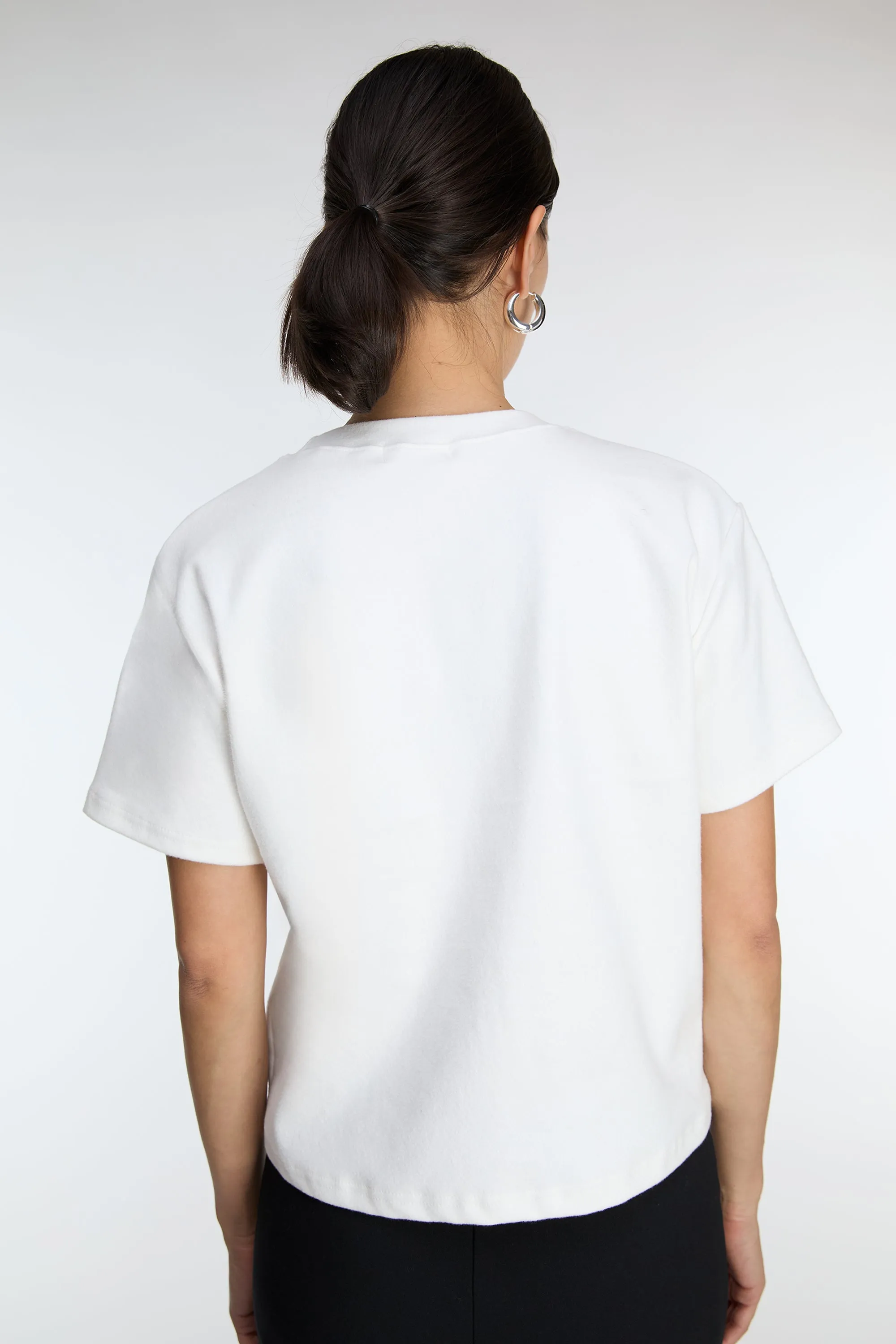 LOVE MORE GRAPHIC TOP sold by OAK AND FORT product image thumbnail 4