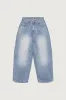 28" LENGTH LIGHT WASH CURVED LEG JEAN sold by OAK AND FORT