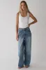 28" LENGTH LIGHT WASH CURVED LEG JEAN sold by OAK AND FORT