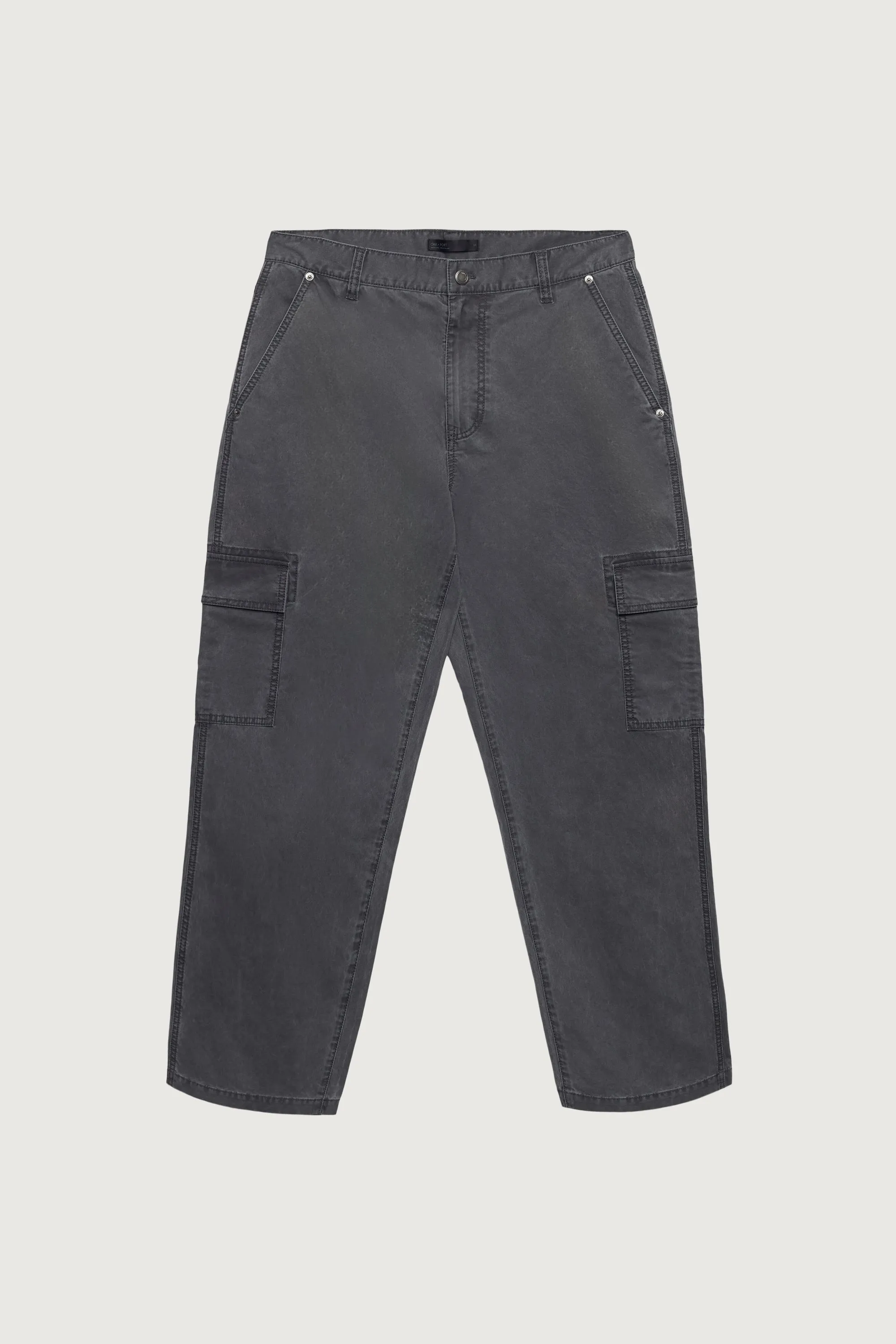 WASHED EFFECT COTTON CARGO PANT sold by OAK AND FORT product image thumbnail 4