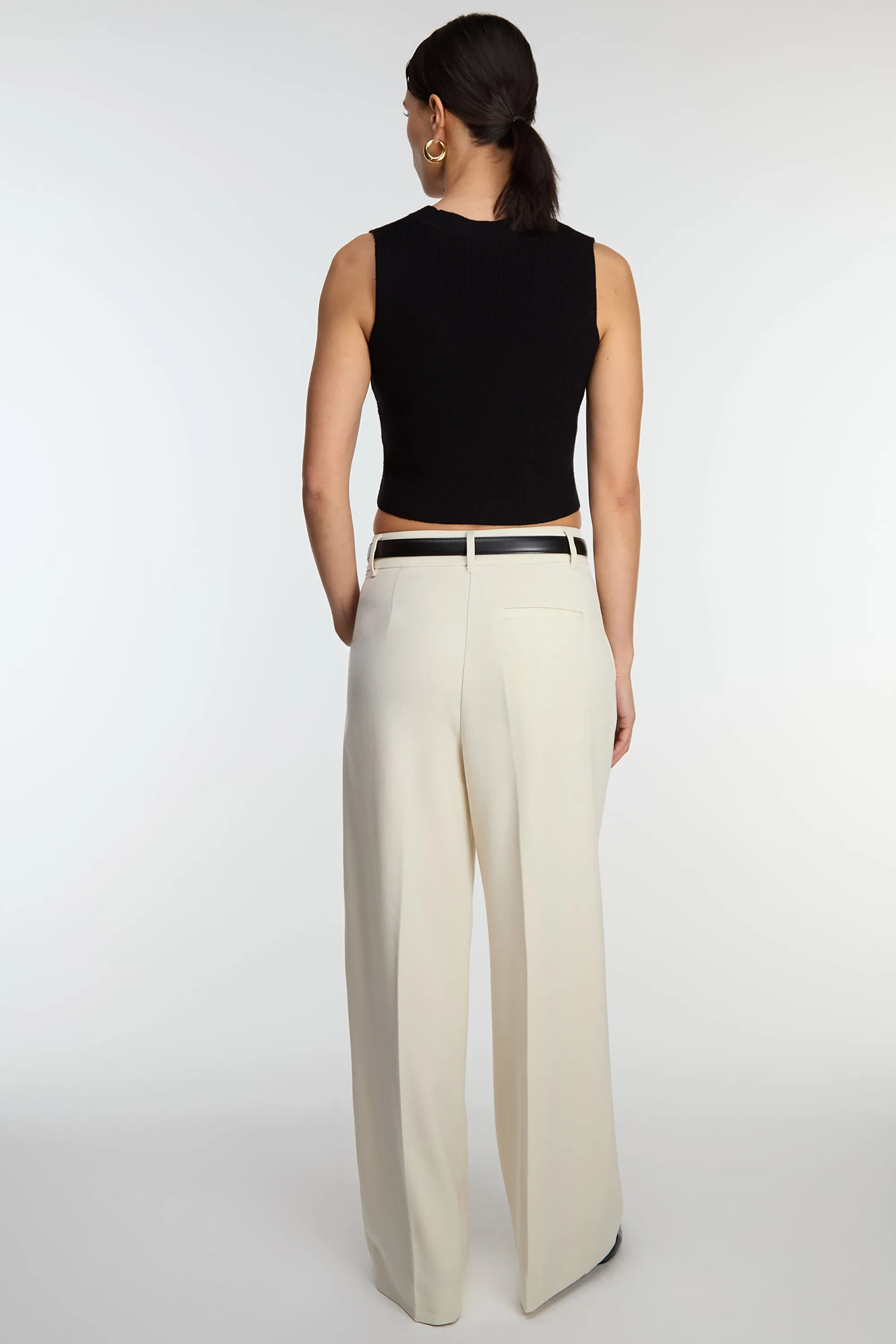 BUTTON FRONT KNIT VEST sold by OAK AND FORT product image thumbnail 4