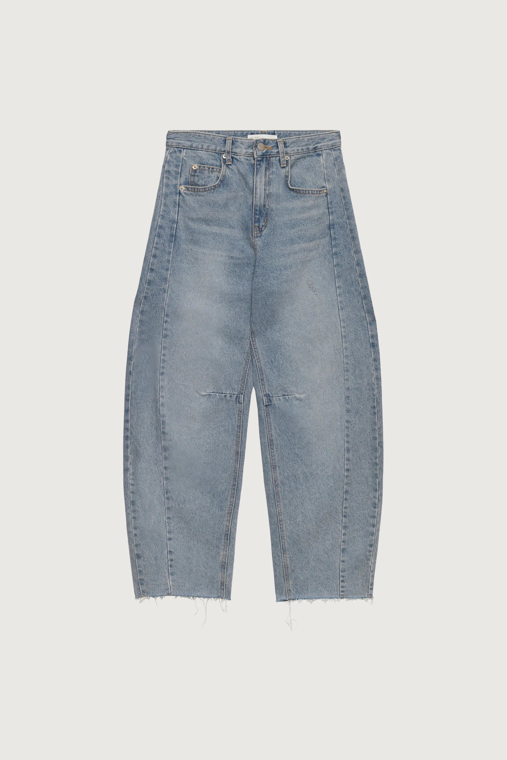 HIGH RISE VINTAGE WASH BARREL JEAN sold by OAK AND FORT product image thumbnail 5