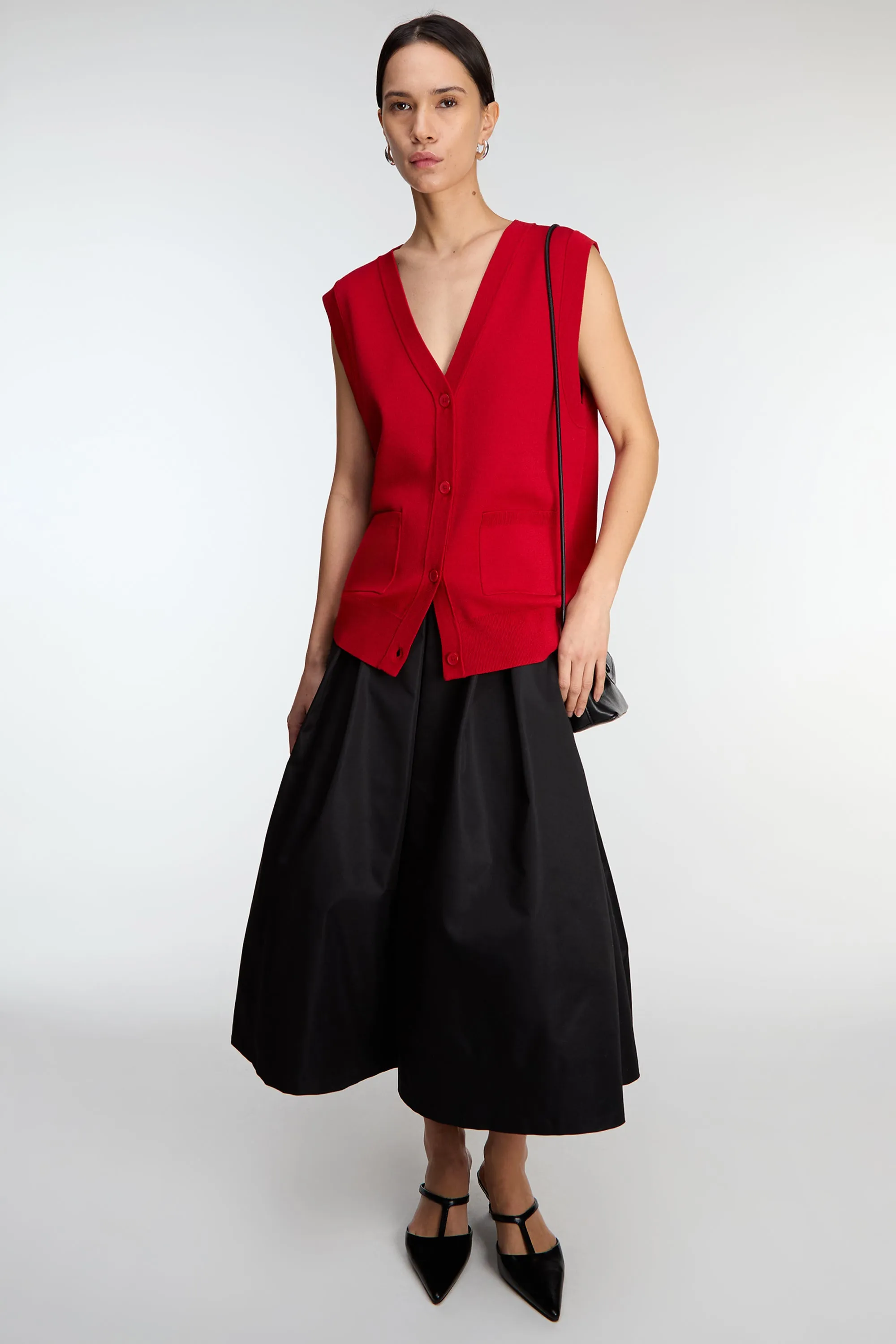 BUTTON FRONT SWEATER VEST sold by OAK AND FORT