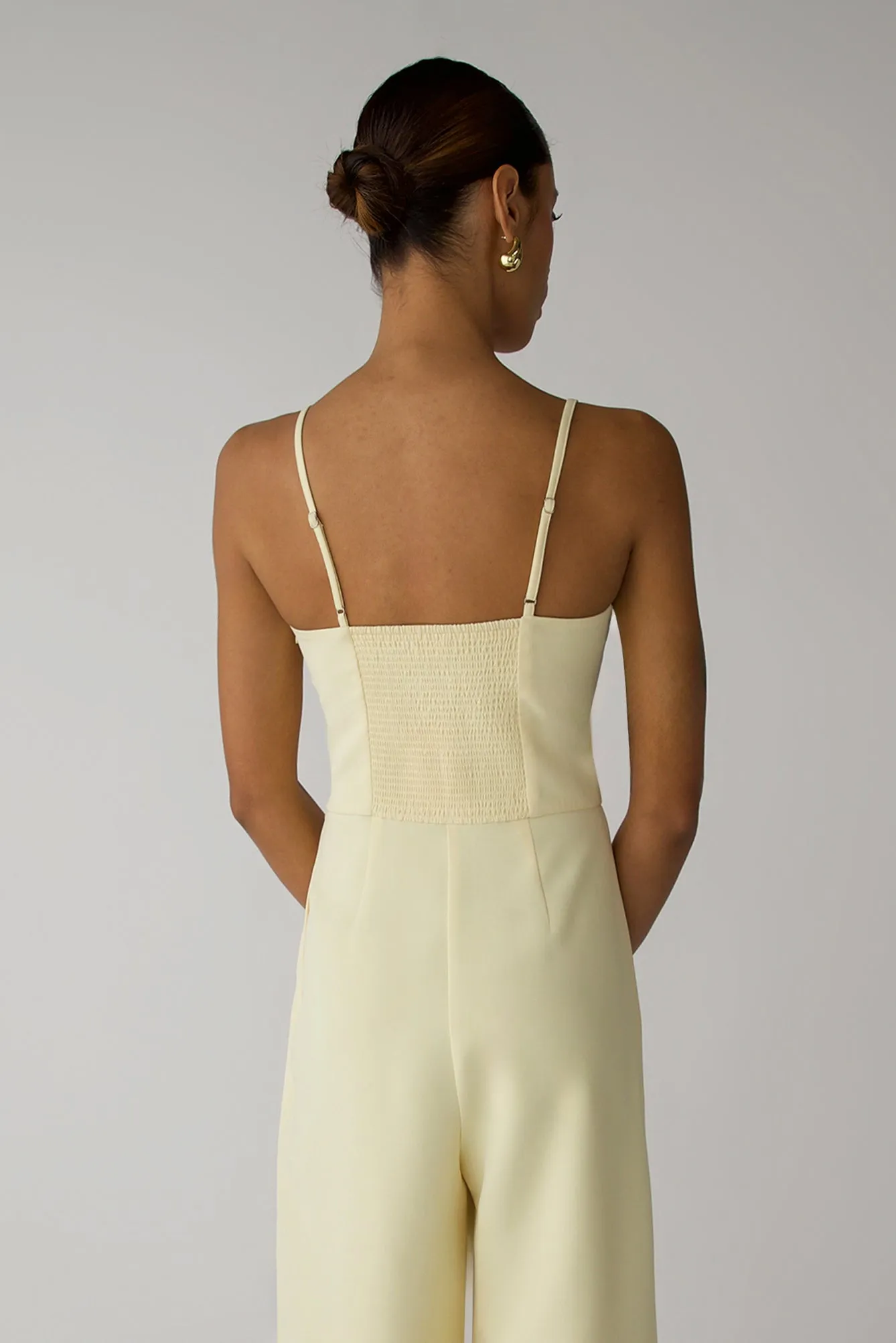 SWEETHEART NECKLINE STRAIGHT LEG JUMPSUIT sold by OAK AND FORT product image thumbnail 5