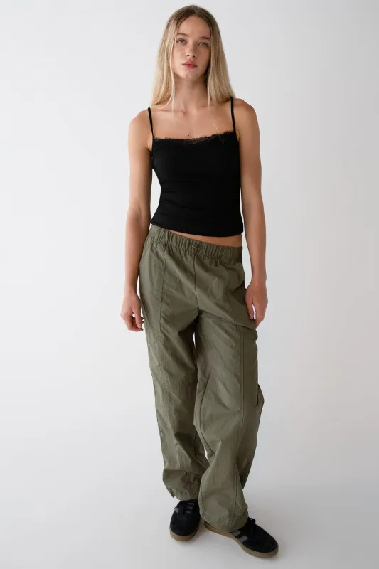 WIDE LEG CARGO PANT sold by OAK AND FORT