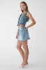 DENIM MINI SKIRT sold by OAK AND FORT