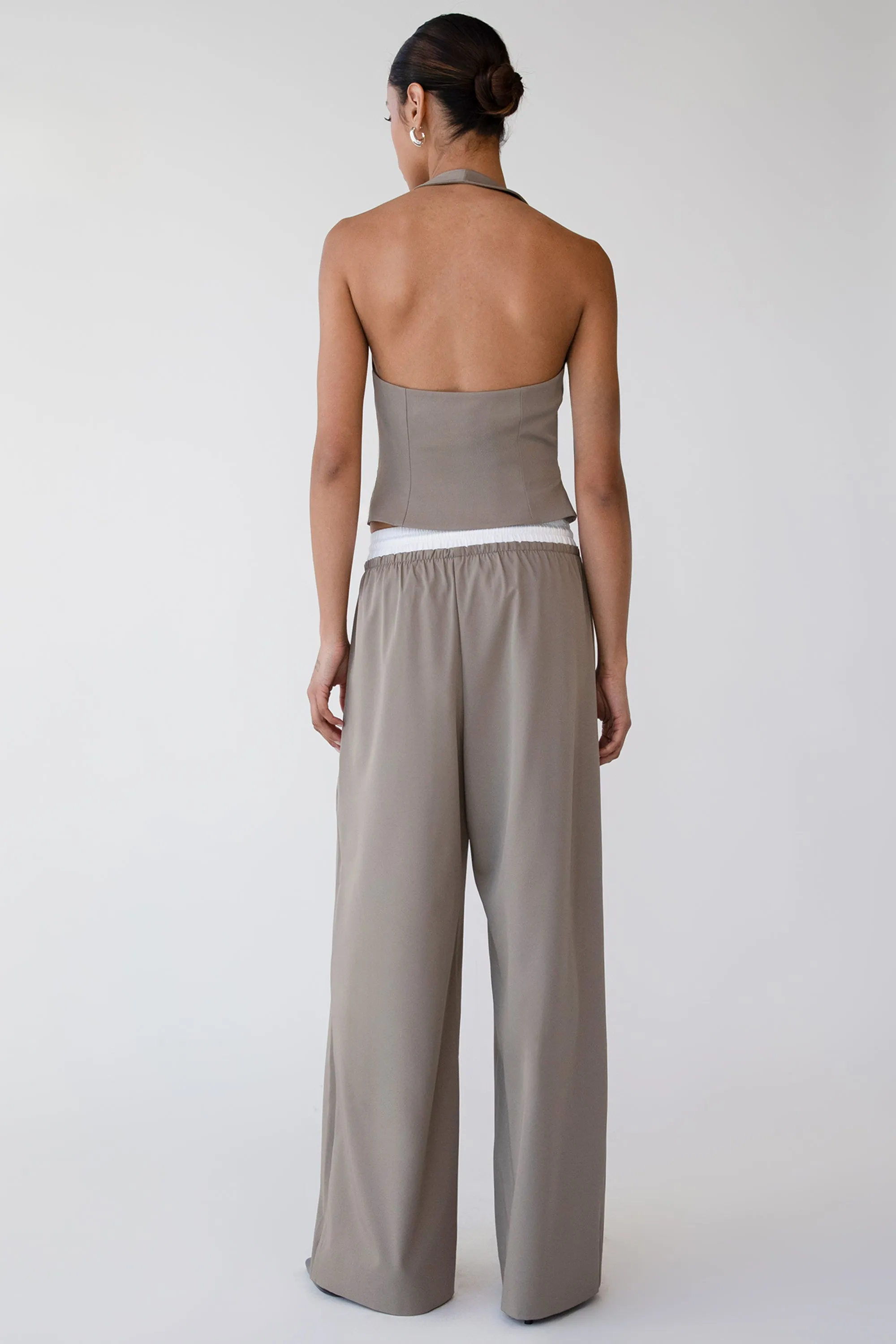 HALTER SUITING VEST sold by OAK AND FORT product image thumbnail 3