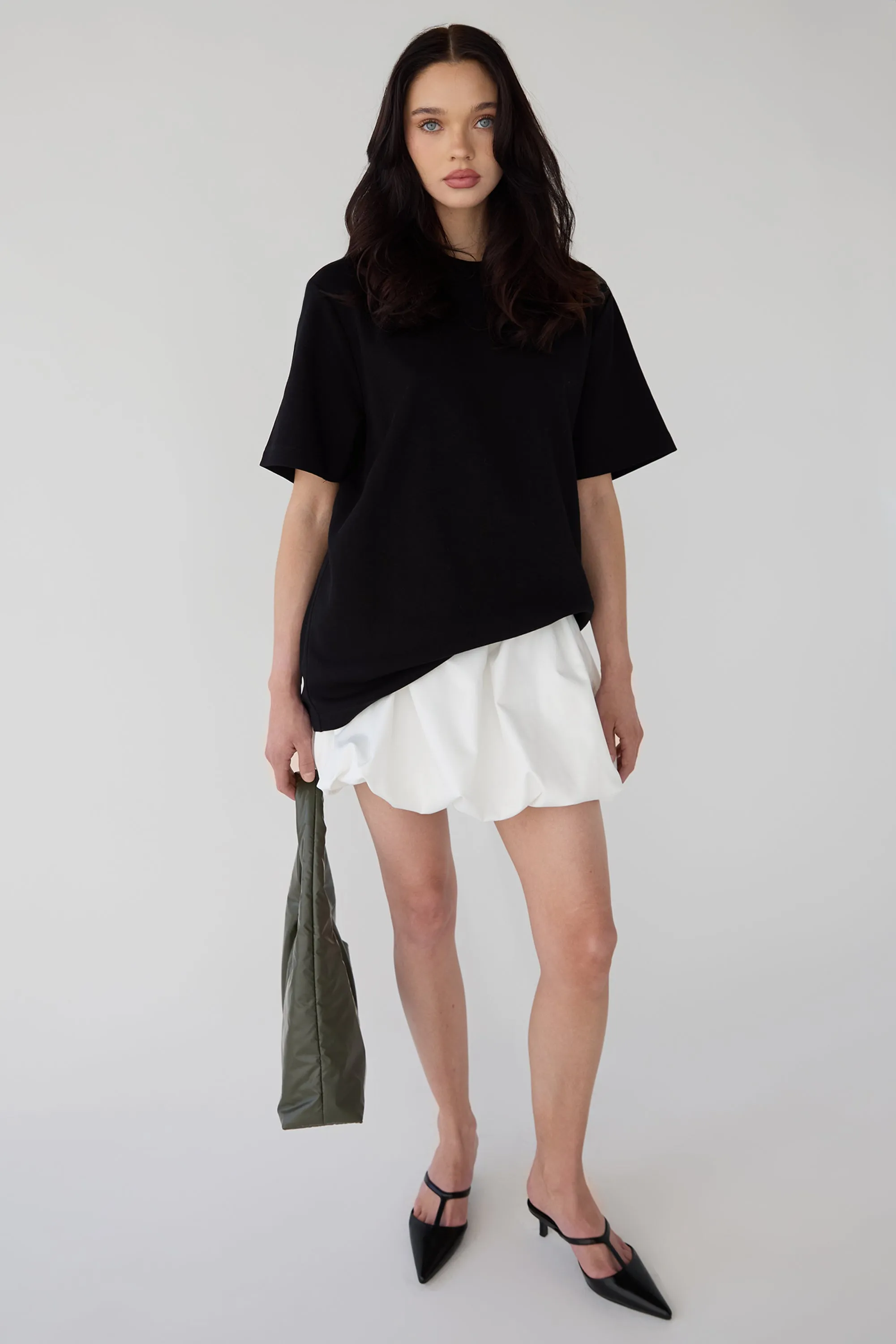 MINI BUBBLE ELASTIC SKIRT sold by OAK AND FORT product image thumbnail 2