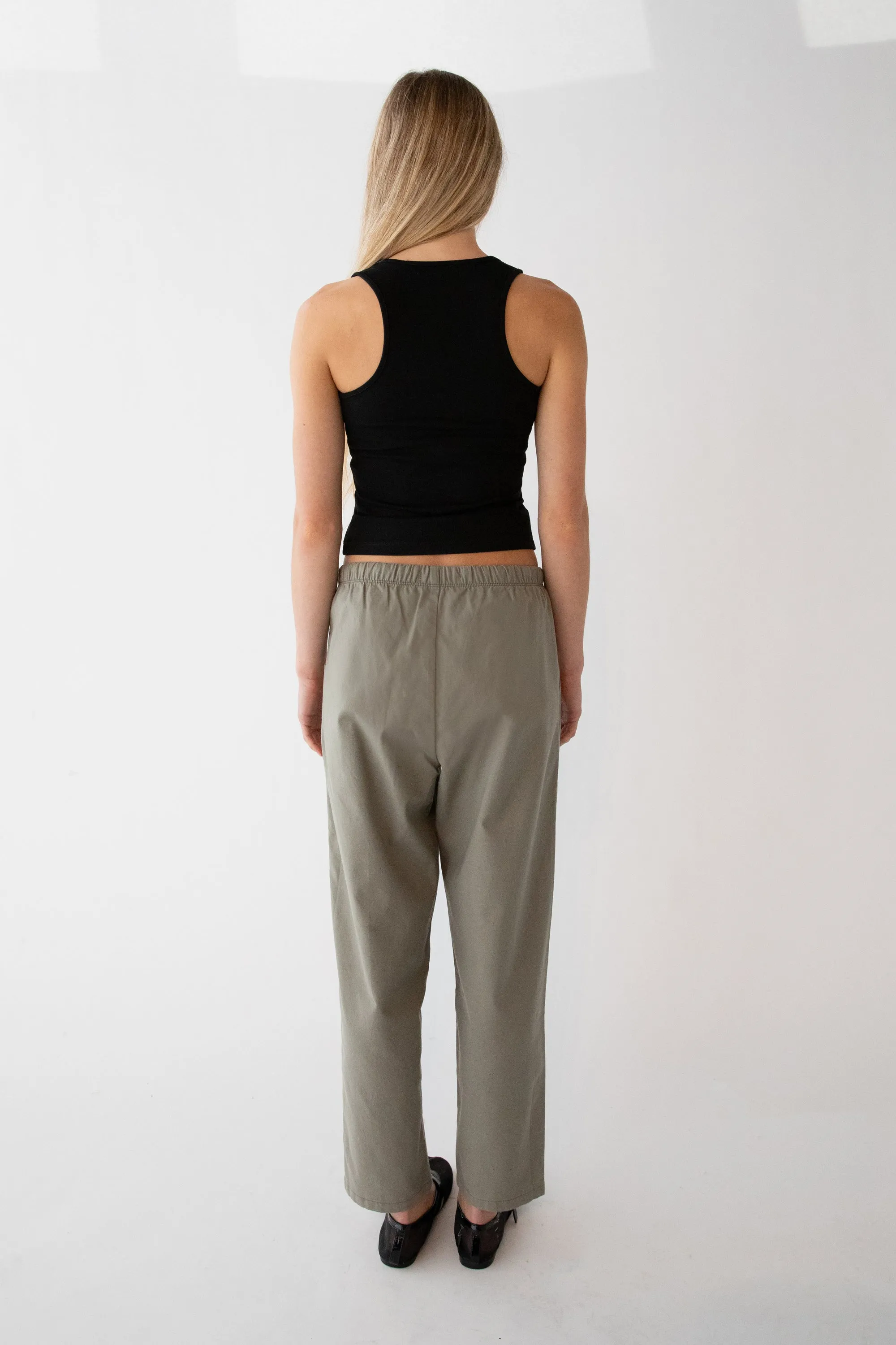TAPERED PANT WITH DRAWSTRING WAIST sold by OAK AND FORT product image thumbnail 4
