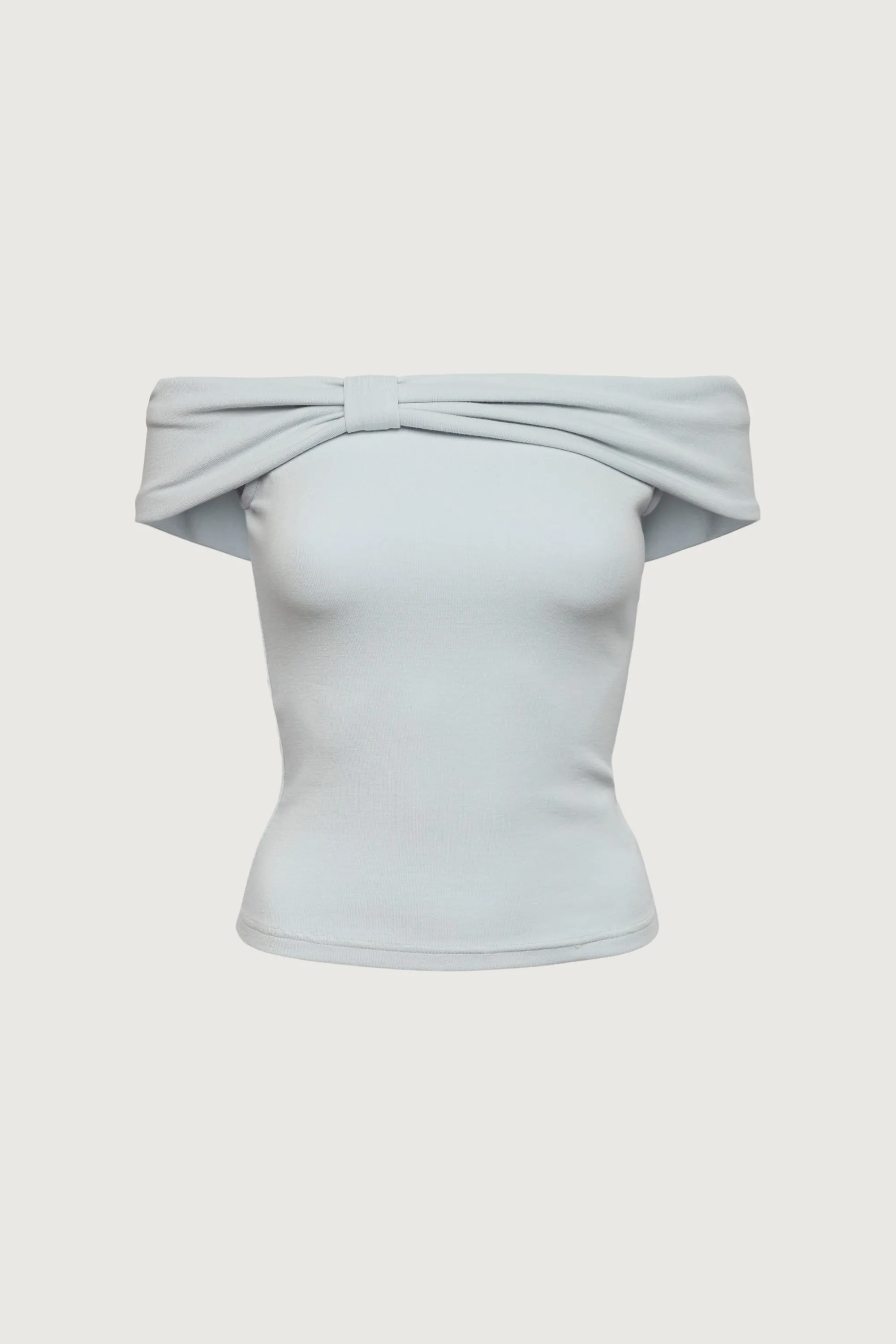 OFF THE SHOULDER BOW TOP sold by OAK AND FORT product image thumbnail 3
