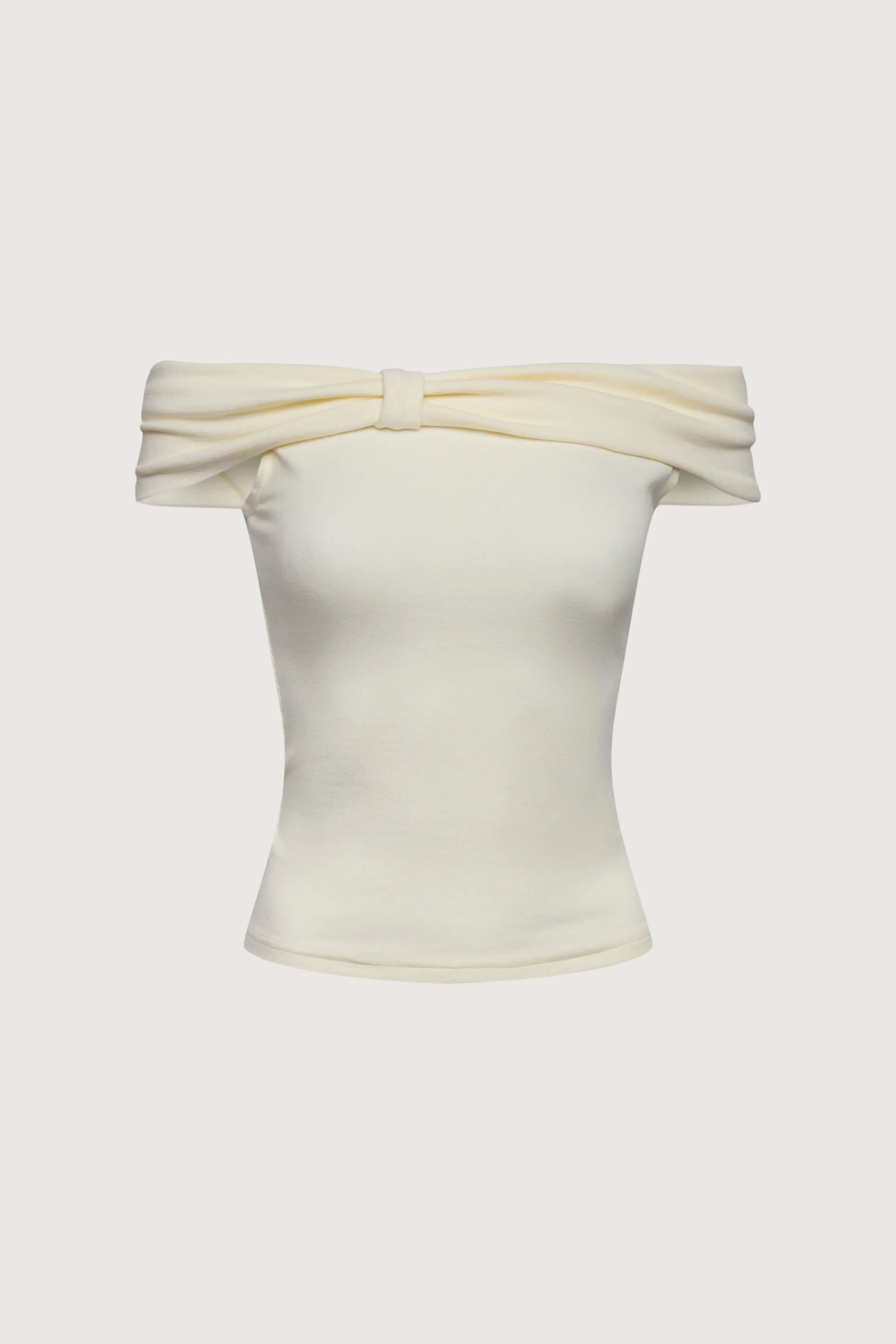 OFF THE SHOULDER BOW TOP sold by OAK AND FORT product image thumbnail 4