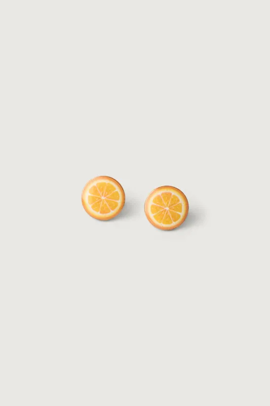 ORANGE STUD EARRINGS sold by OAK AND FORT