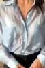SHEER STRIPE TENCEL BUTTON UP SHIRT sold by OAK AND FORT