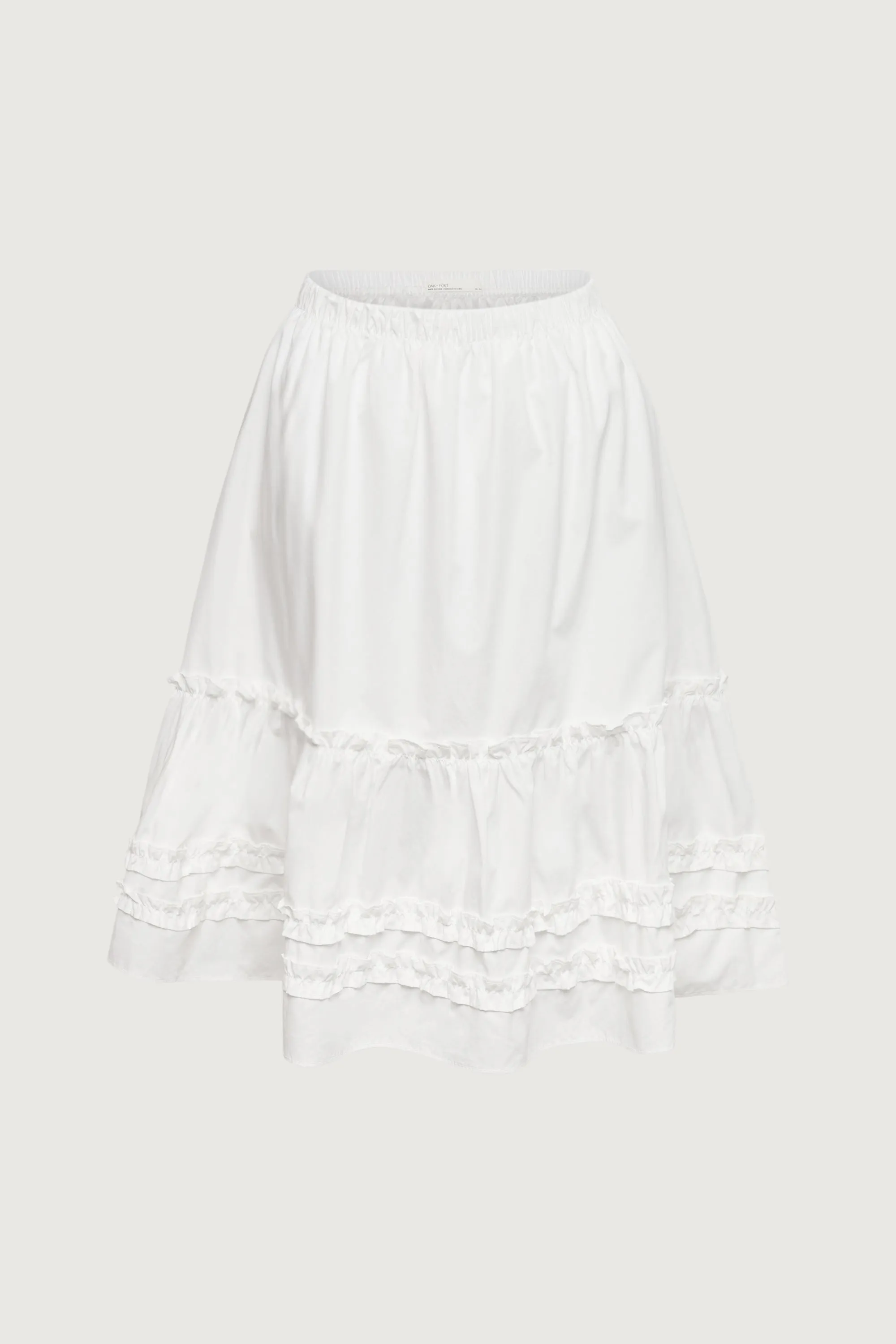 RUFFLED MIDI SKIRT sold by OAK AND FORT product image thumbnail 4