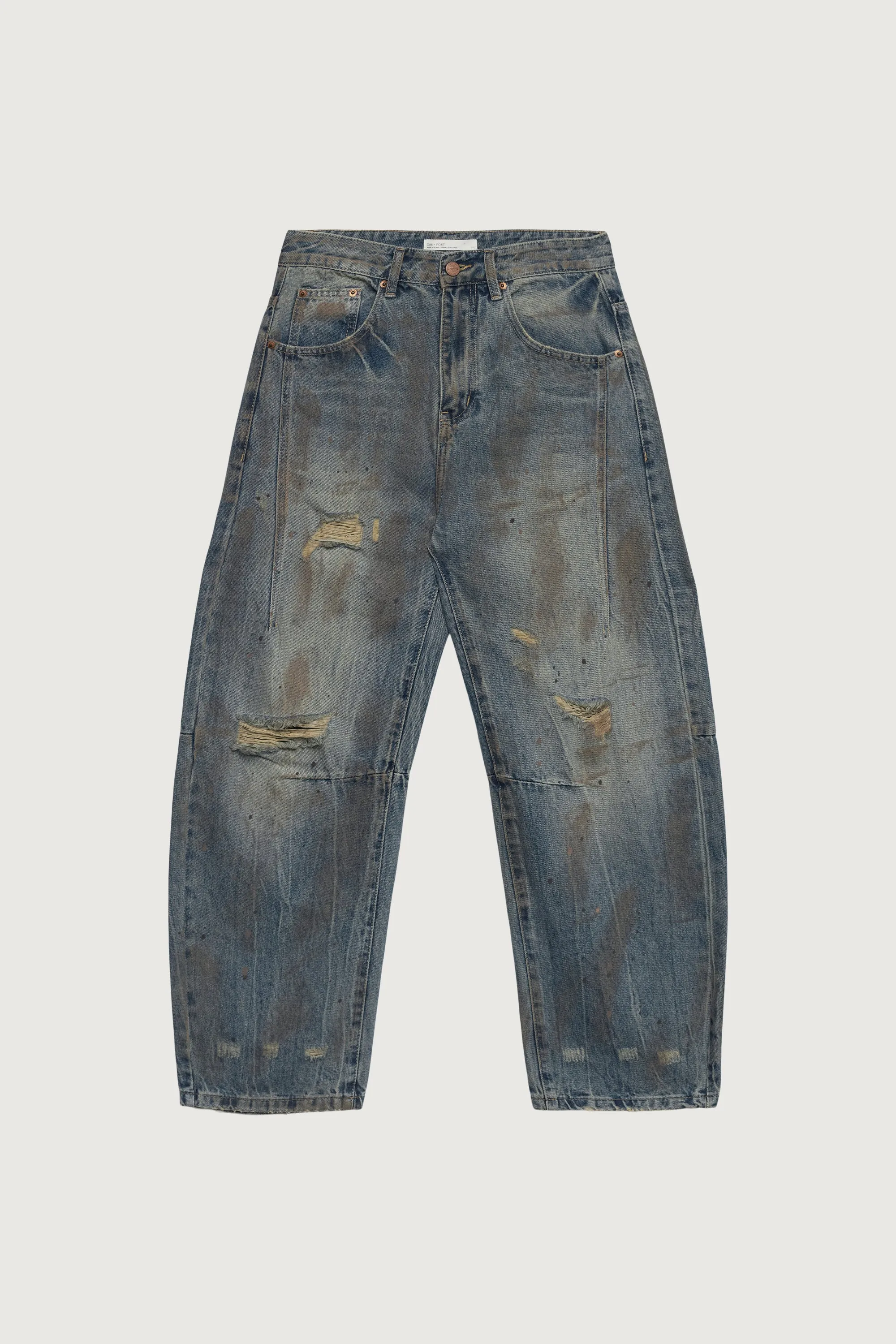 VINTAGE DISTRESSED DENIM JEAN sold by OAK AND FORT product image thumbnail 4