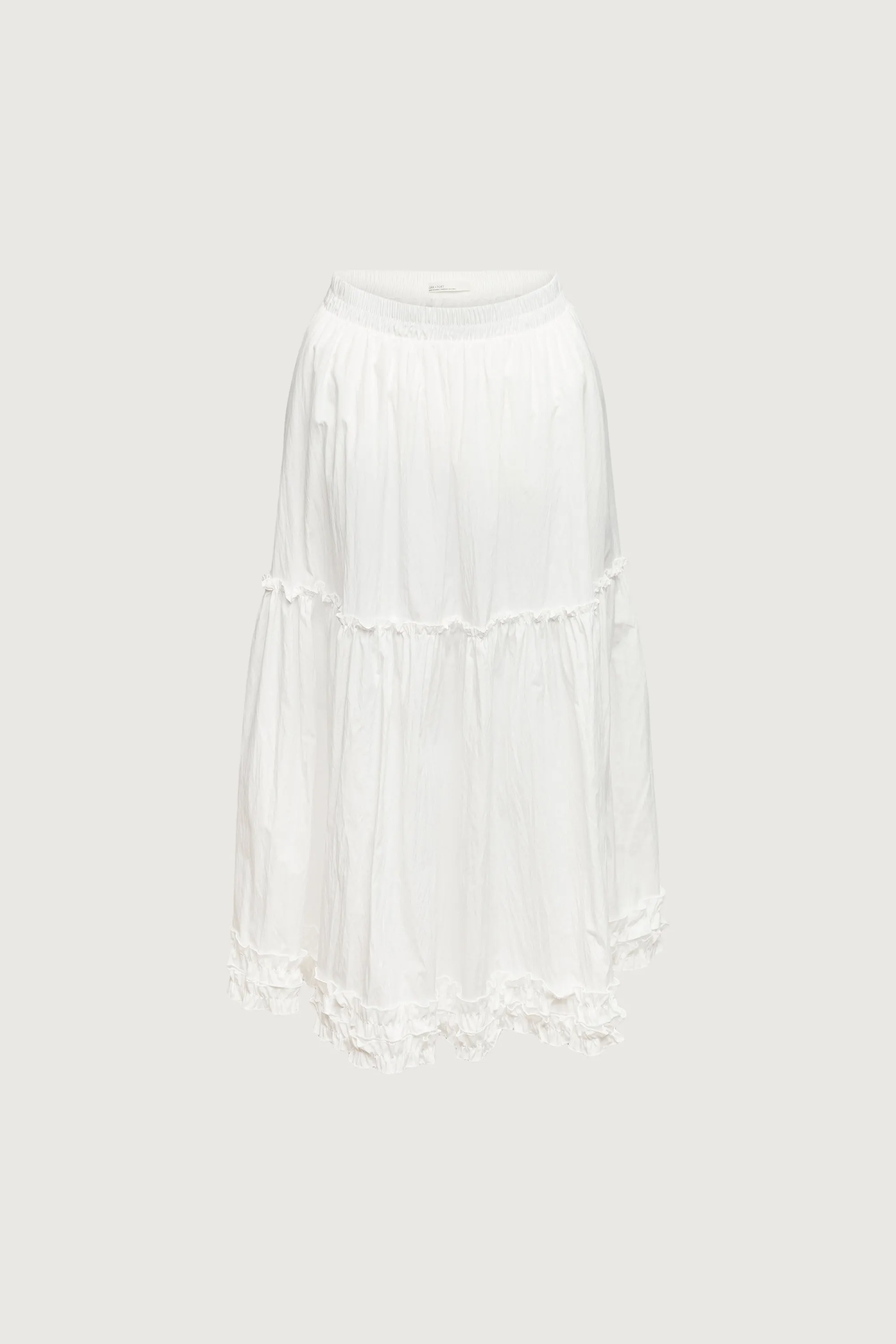 TIERED RUFFLE MAXI SKIRT sold by OAK AND FORT product image thumbnail 4