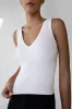 RIBBED BUILT-IN BRA TOP sold by OAK AND FORT