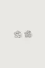 CRYSTAL FLOWER STUD EARRINGS sold by OAK AND FORT
