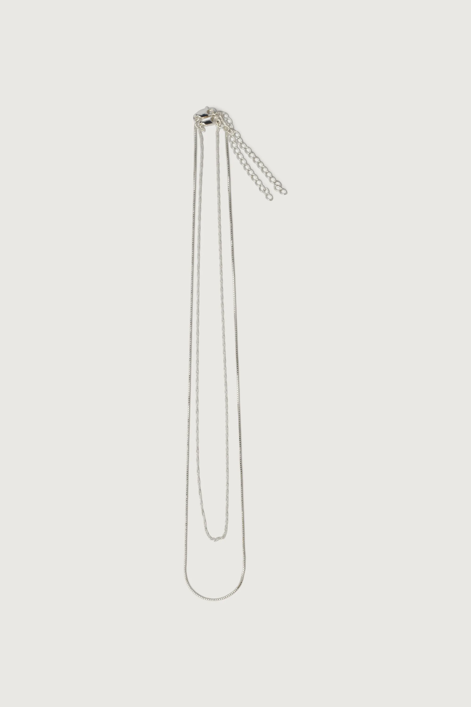 MINIMAL LAYERED CHAIN NECKLACE sold by OAK AND FORT product image thumbnail 2