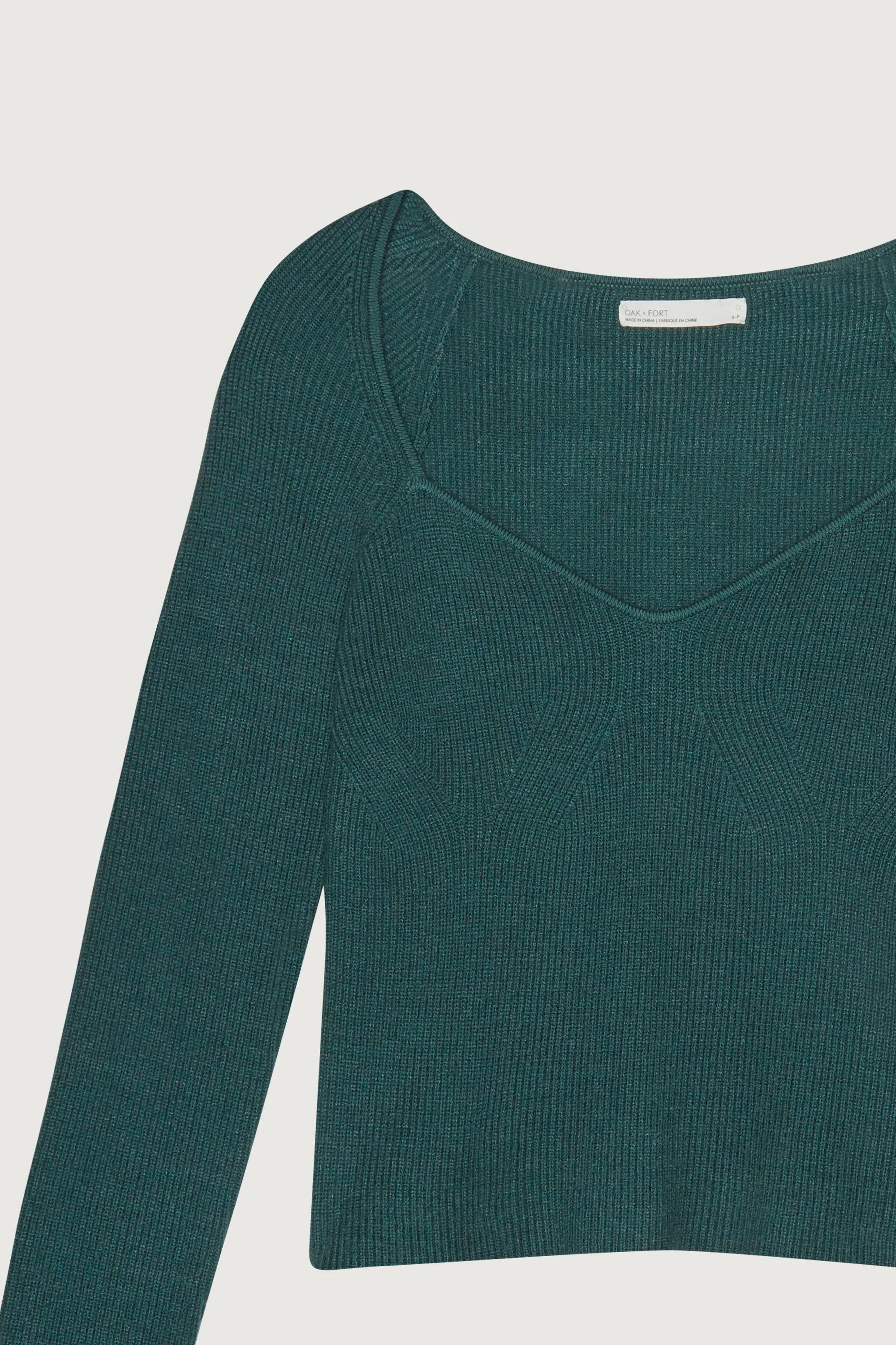 SWEETHEART NECKLINE TOP sold by OAK AND FORT product image thumbnail 4