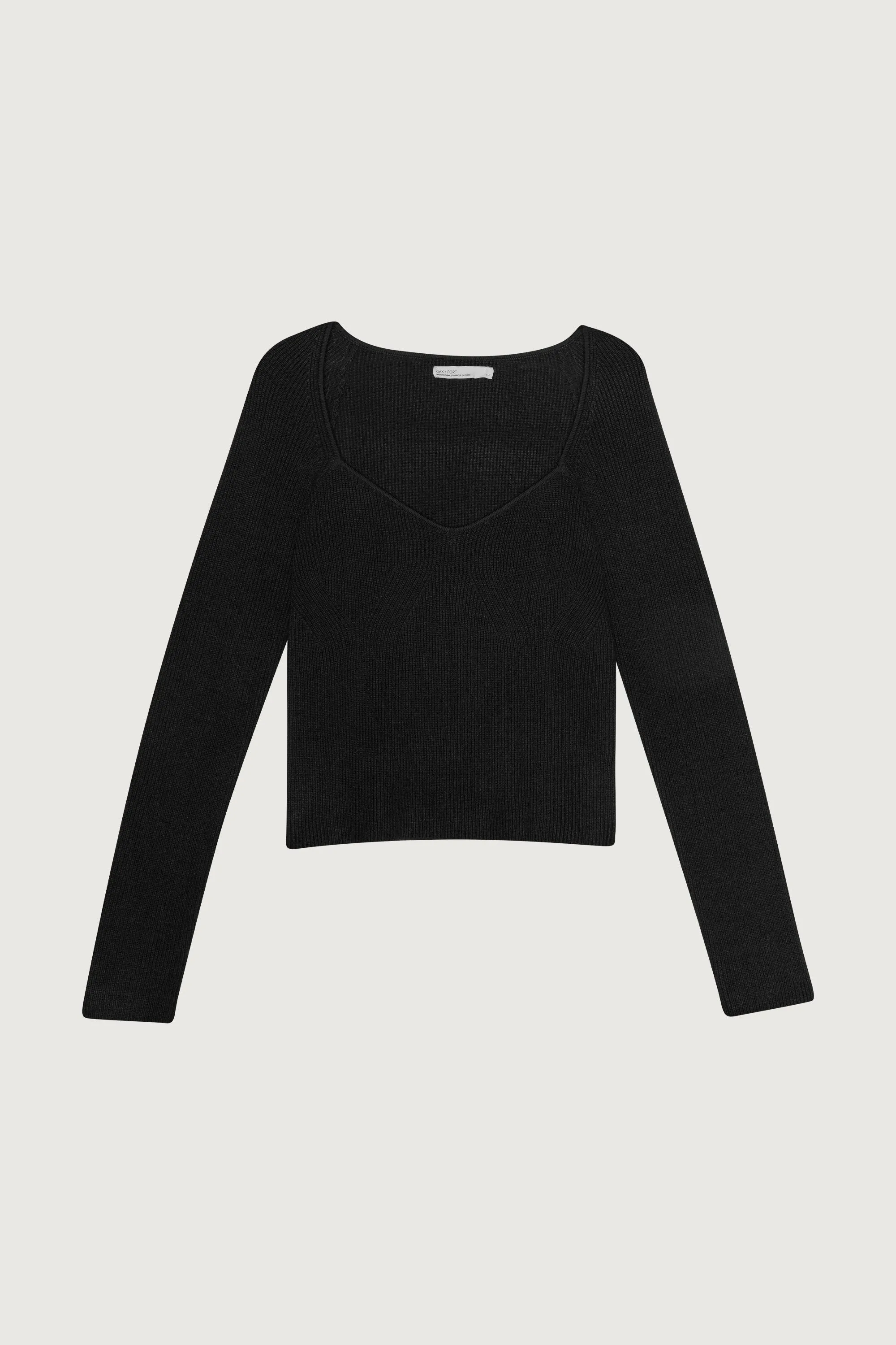 SWEETHEART NECKLINE TOP sold by OAK AND FORT product image thumbnail 5