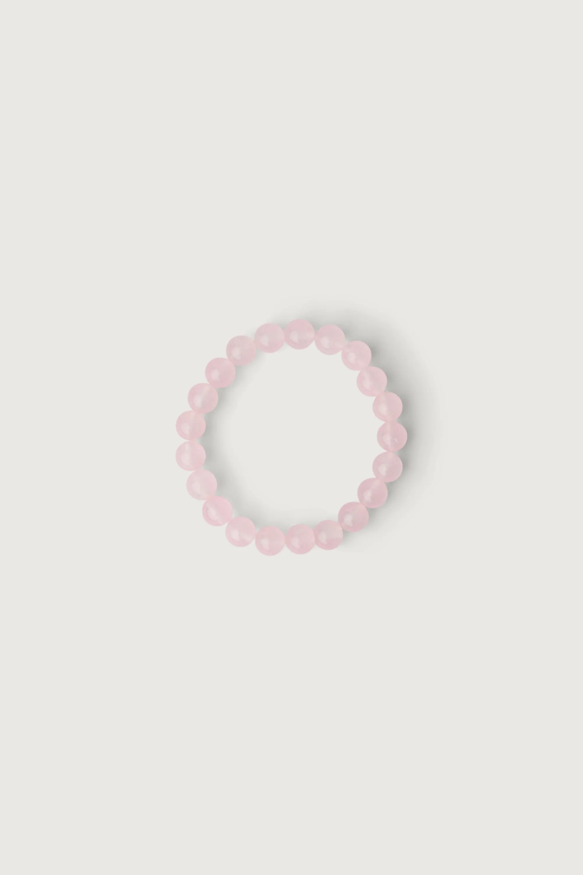PINK STONE BEAD BRACELET sold by OAK AND FORT