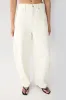 REGULAR LENGTH TWILL BARREL LEG PANT sold by OAK AND FORT