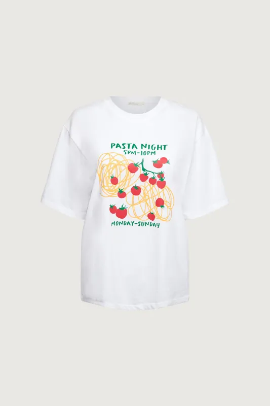 SPAGHETTI GRAPHIC T-SHIRT sold by OAK AND FORT