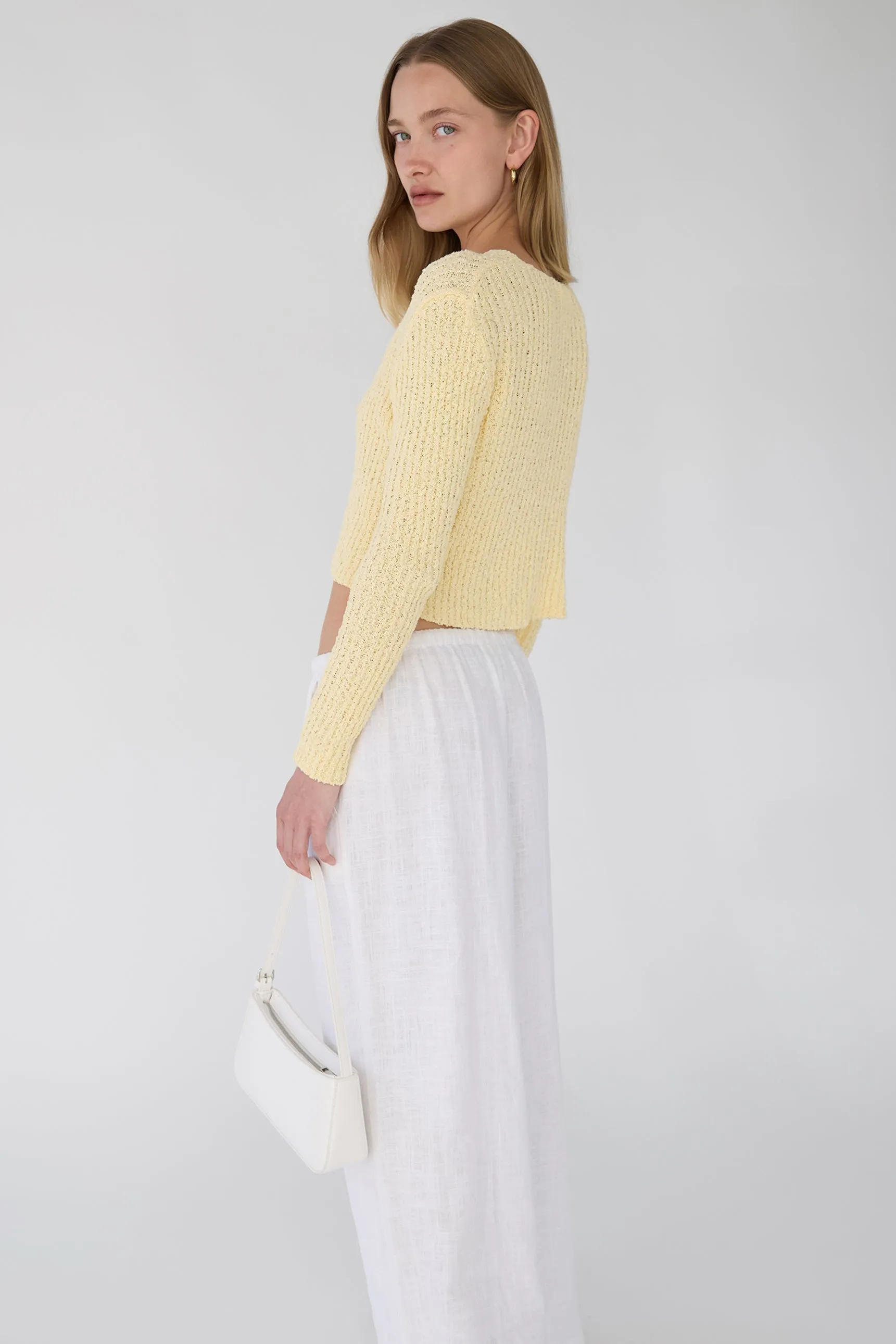 LIGHTWEIGHT KNIT CARDIGAN sold by OAK AND FORT product image thumbnail 2