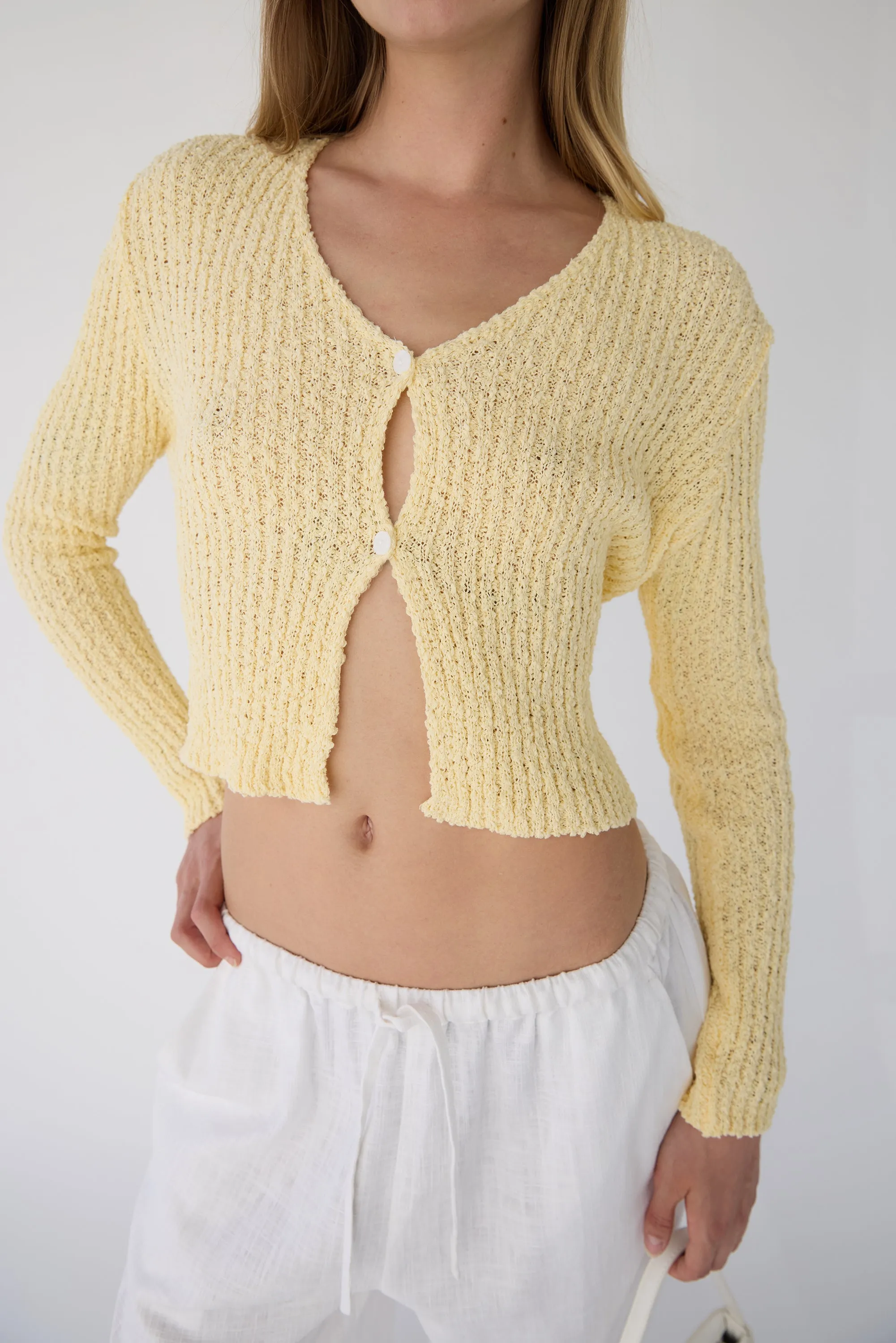 LIGHTWEIGHT KNIT CARDIGAN sold by OAK AND FORT product image thumbnail 4