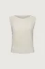 HIGH NECKLINE KNIT TANK sold by OAK AND FORT