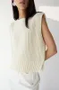 HIGH NECKLINE KNIT TANK sold by OAK AND FORT