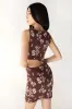 ONE SHOULDER KNIT MINI DRESS WITH CUTOUT sold by OAK AND FORT