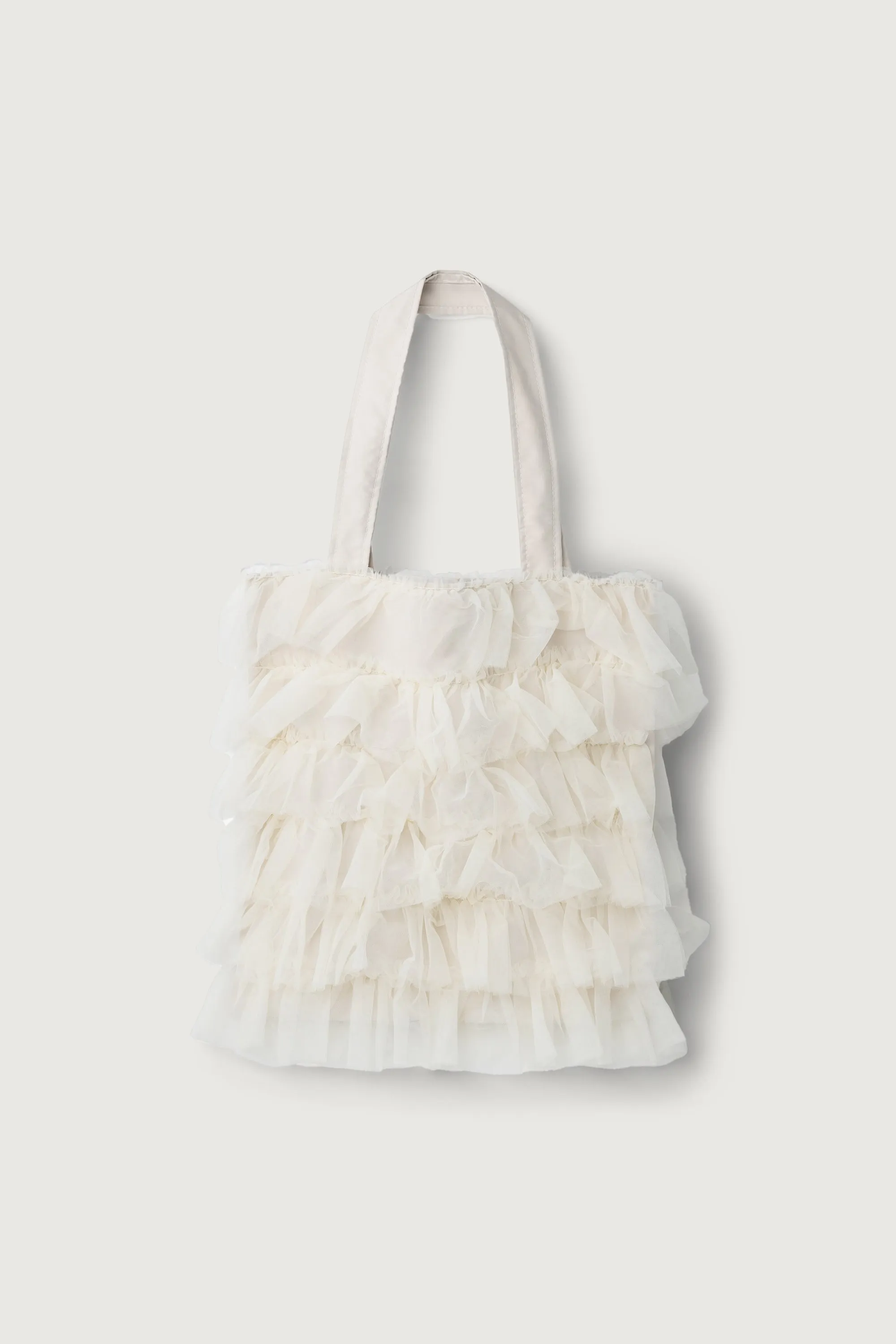 RUFFLE TULLE TOTE BAG sold by OAK AND FORT product image thumbnail 3
