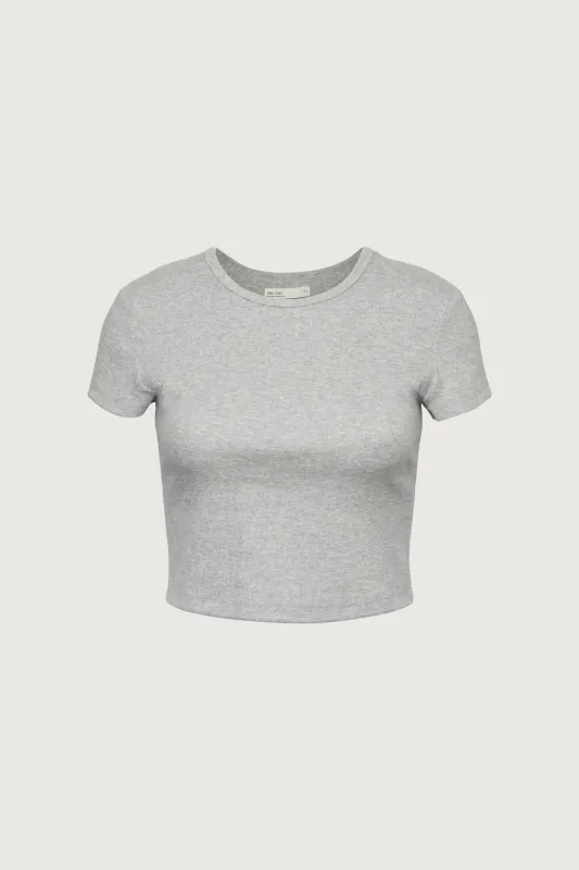 CAP SLEEVE CROPPED T-SHIRT sold by OAK AND FORT