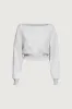 COTTON FRENCH TERRY CROPPED SWEATSHIRT sold by OAK AND FORT