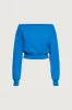 COTTON FRENCH TERRY CROPPED SWEATSHIRT sold by OAK AND FORT