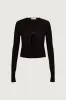 CROPPED LONG SLEEVE CARDIGAN sold by OAK AND FORT