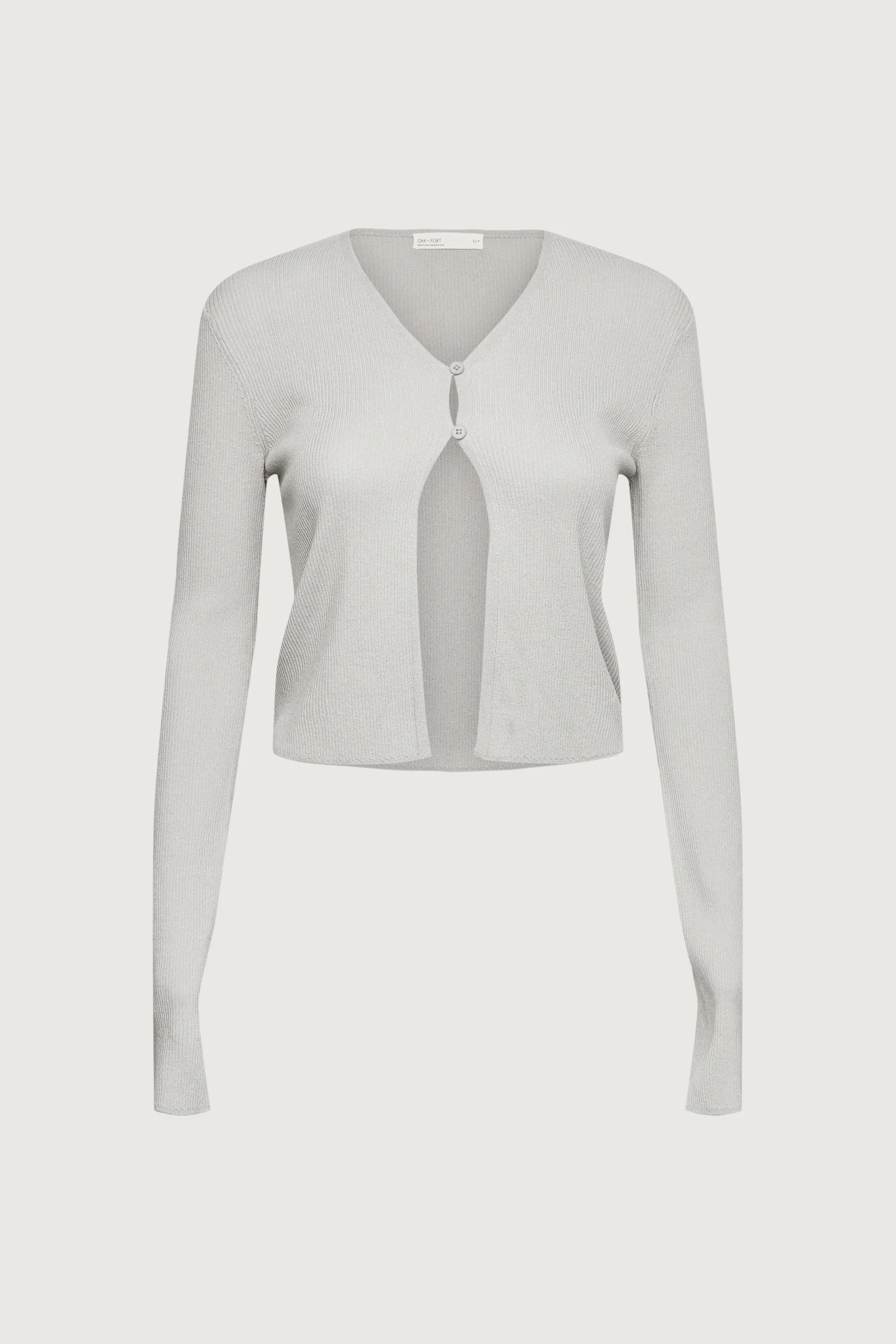 CROPPED LONG SLEEVE CARDIGAN sold by OAK AND FORT