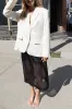 SHEER A-LINE MIDI SKIRT sold by OAK AND FORT