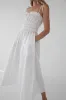 SHIRRED BODICE MIDI DRESS sold by OAK AND FORT