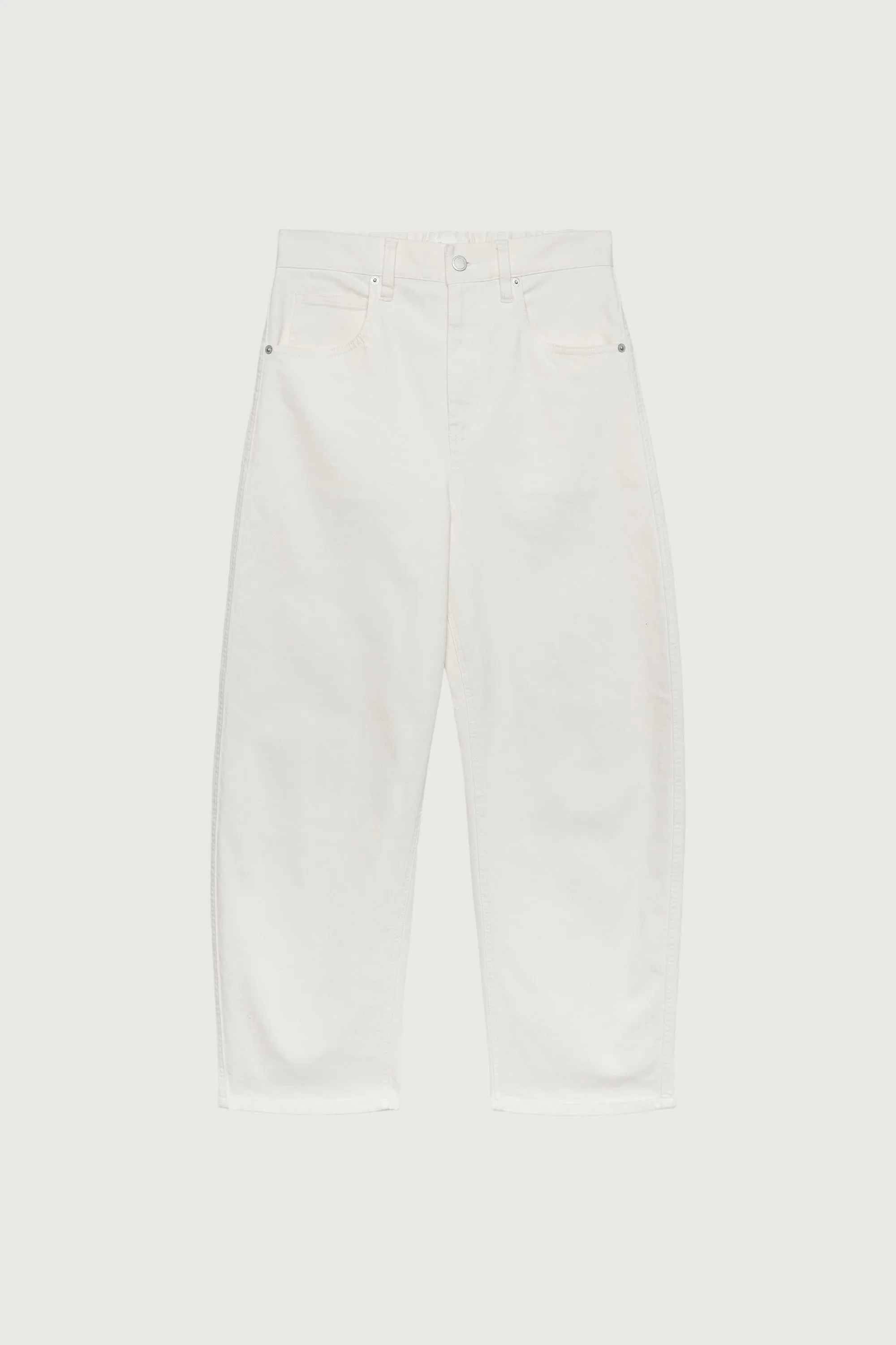 HIGH-RISE LINEN BLEND TROUSER sold by OAK AND FORT product image thumbnail 5