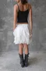 LACE RUFFLE MINI SKIRT sold by OAK AND FORT