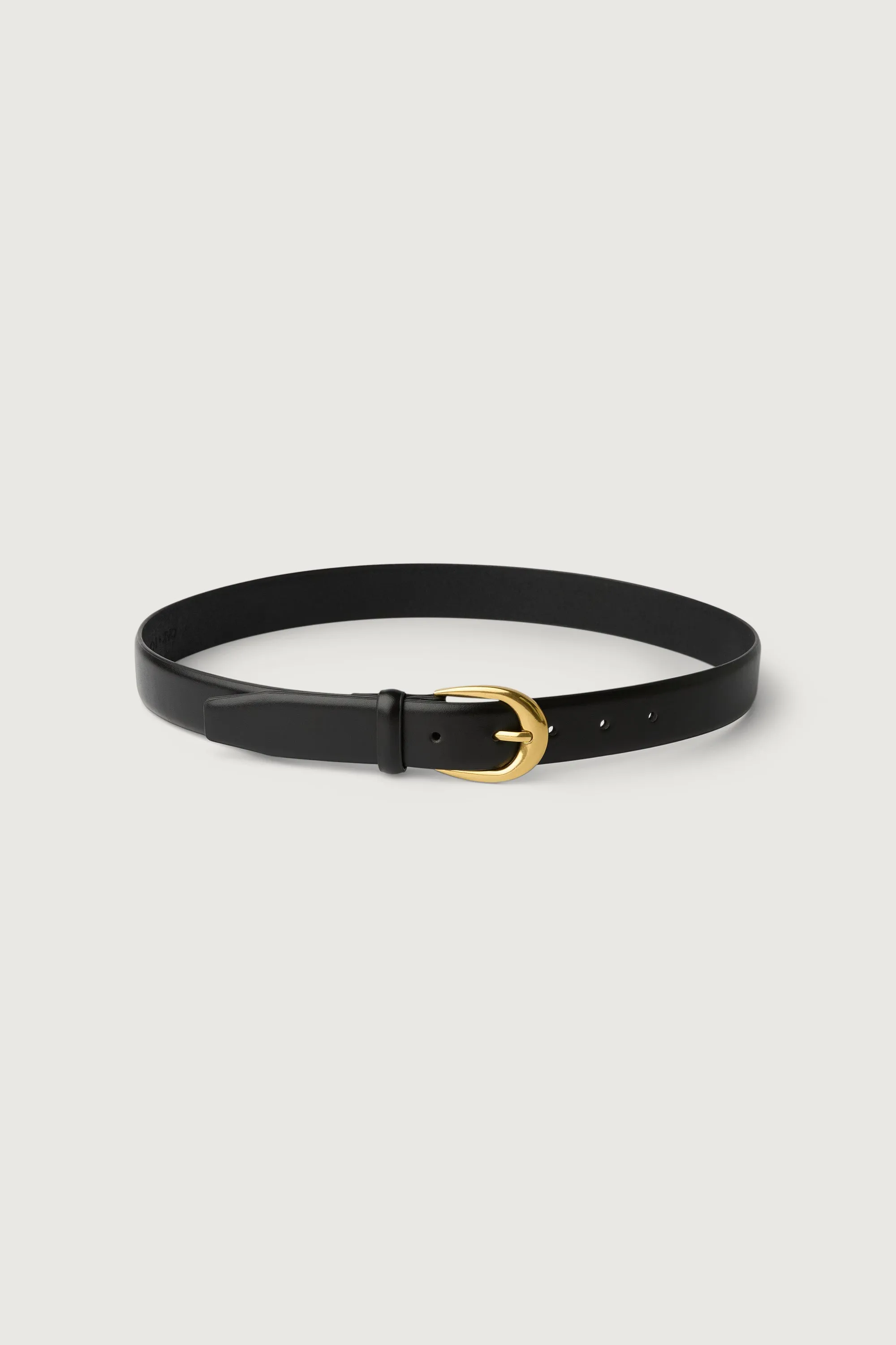 GENUINE LEATHER BRUSHED METAL BELT sold by OAK AND FORT