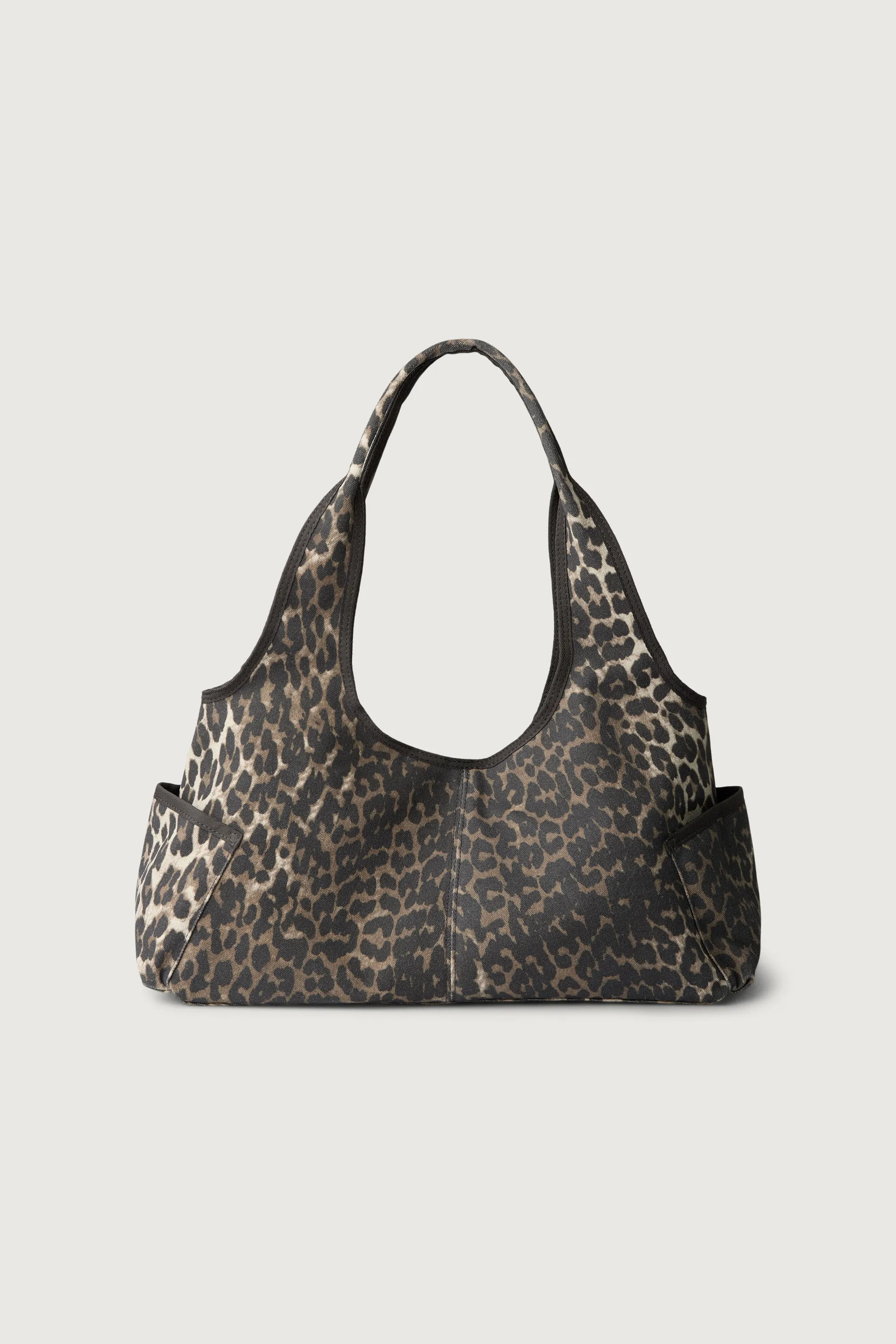 LEOPARD CANVAS TOTE BAG sold by OAK AND FORT
