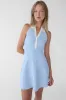 COLLARED HALTER NECK MINI DRESS sold by OAK AND FORT